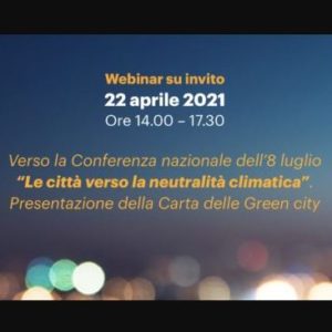 Webinar delle città protagoniste per la neutralità climatica